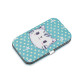 Astuccio per manicure, motivo: gatto - Luce di corallo (1 Pezzo) Astuccio per manicure, motivo: gatto - Luce di corallo (1 Pezzo)