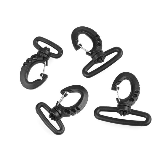 Karabińczyk plastikowy szerokość 25; 30; 40; 50 mm - Czarny (1 Sztuka) Karabińczyk plastikowy szerokość 25; 30; 40; 50 mm - Czarny (1 Sztuka)