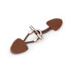 Fashion fastening / coat buckle - Black (10 Pairs)