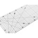 Ruler for patchwork 15x50 cm - Transparent (3 Pieces)