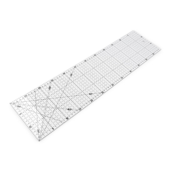 Patchwork ruler 15x60 cm - Transparent (3 Pieces)