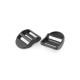 Plastic ladder lock slider / buckle webbing straps adjuster, width 20 mm - Black (20 Pieces) Plastic ladder lock slider / buckle webbing straps adjuster, width 20 mm - Black (20 Pieces)