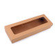 Paper box with see-through window - Natural brown (30 Pieces) Paper box with see-through window - Natural brown (30 Pieces)