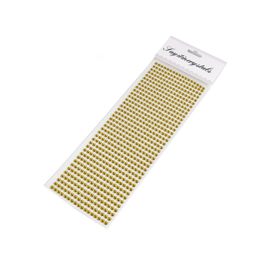 Self-adhesive rhinestones on an adhesive strip ø5 mm - Crystal (1 Card) Self-adhesive rhinestones on an adhesive strip ø5 mm - Crystal (1 Card)