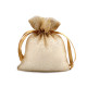 Woreczek podarunkowy 10x13 cm organza z brokatem - Srebrny jasny (10 Sztuki) Woreczek podarunkowy 10x13 cm organza z brokatem - Srebrny jasny (10 Sztuki)