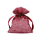 Woreczek podarunkowy 10x13 cm organza z brokatem - Srebrny jasny (10 Sztuki) Woreczek podarunkowy 10x13 cm organza z brokatem - Srebrny jasny (10 Sztuki)
