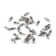 Ball chain connector clip 3x8 mm - Nickel (100 Pieces) Ball chain connector clip 3x8 mm - Nickel (100 Pieces)