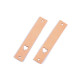 Bőr szív alakú cimke 12x70 mm - Barna (1 Darab) Bőr szív alakú cimke 12x70 mm - Barna (1 Darab)
