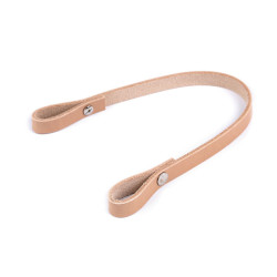 Bőr táskafül, kézitáska, széles 1 cm hossz 30 cm pánt - Természetes közepes (1 Darab)