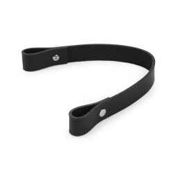 Bőr táskafül, kézitáska széles 2 cm hossza 30 cm - Fekete (1 Darab)