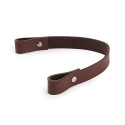Bőr táskafül, kézitáska széles 2 cm hossza 30 cm - Barna (1 Darab)
