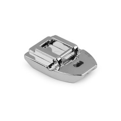 Sewing machine metal presser foot for invisible zipper - Nickel (1 Piece)