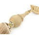 Großer raffhalter/schnur für vorhänge mit steinchen - Dunkel-gold (1 Stück) Großer raffhalter/schnur für vorhänge mit steinchen - Dunkel-gold (1 Stück)