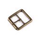 Metal buckle, pulling hole 30 mm - Black nickel (1 Piece)