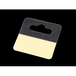 Self-adhesive hang tab 50x50 mm - Transparent (300 Pieces)