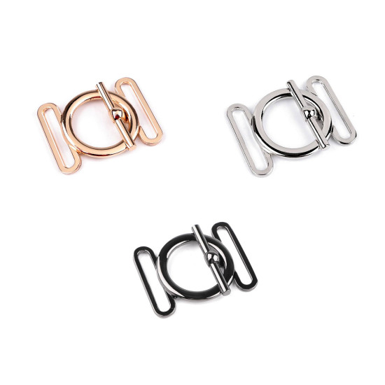 Amerikanischer metallverschluss, durchzug 30 mm - Rosagold (20 Paare) Amerikanischer metallverschluss, durchzug 30 mm - Rosagold (20 Paare)