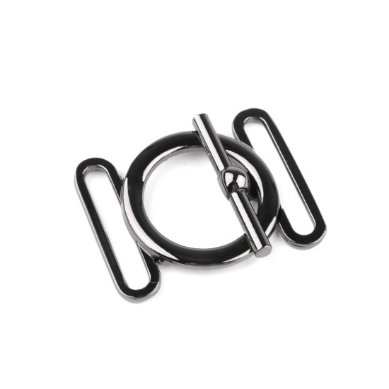 Amerikanischer metallverschluss, durchzug 30 mm - Rosagold (20 Paare) Amerikanischer metallverschluss, durchzug 30 mm - Rosagold (20 Paare)