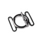 Amerikanischer metallverschluss, durchzug 30 mm - Rosagold (20 Paare) Amerikanischer metallverschluss, durchzug 30 mm - Rosagold (20 Paare)