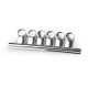 Clip in metallo per cucito / tessuto, dimensioni: 6,3 cm - Nichel (36 Pezzi) Clip in metallo per cucito / tessuto, dimensioni: 6,3 cm - Nichel (36 Pezzi)