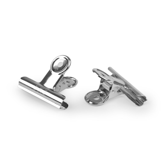 Clip in metallo per cucito / tessuto, dimensioni: 6,3 cm - Nichel (36 Pezzi) Clip in metallo per cucito / tessuto, dimensioni: 6,3 cm - Nichel (36 Pezzi)