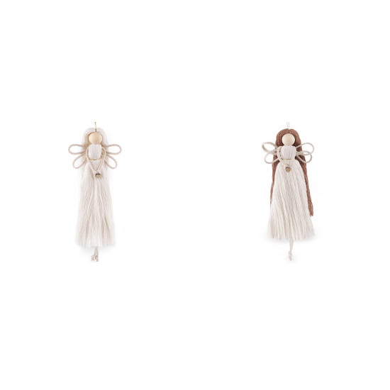 Handmade macrame angel - Sea shell (1 Piece)