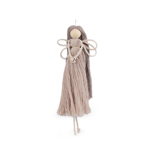 Handmade macrame angel - Sea shell (1 Piece)