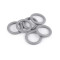 Anillo de madera de color, diámetro exterior ø50 mm - Gris (100 Piezas)