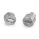 Aufsatz zum nieten von ovalen ösen mit abmessungen von 4 x 16 mm, 5 x 18 mm - Nickel (1 Set) Aufsatz zum nieten von ovalen ösen mit abmessungen von 4 x 16 mm, 5 x 18 mm - Nickel (1 Set)