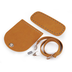 Handbag making kit from eco-leather - Mustard (1 Set)