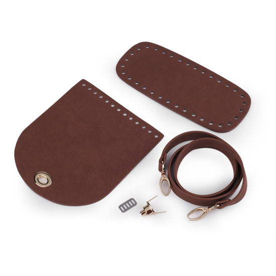 Handbag making kit from eco-leather - Mustard (1 Set) Handbag making kit from eco-leather - Mustard (1 Set)