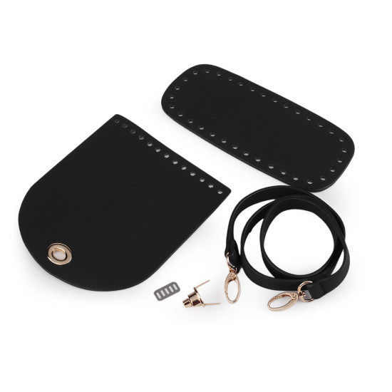 Handbag making kit from eco-leather - Mustard (1 Set) Handbag making kit from eco-leather - Mustard (1 Set)