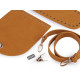 Handbag making kit from eco-leather - Mustard (1 Set) Handbag making kit from eco-leather - Mustard (1 Set)