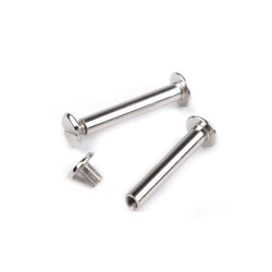 Binding screw posts 29 mm, 39 mm - Nickel (10 Pairs)