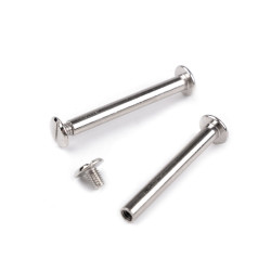 Binding screw posts 29 mm, 39 mm - Nickel (10 Pairs)