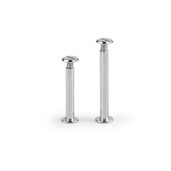 Binding screw posts 29 mm, 39 mm - Nickel (10 Pairs)