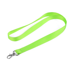 Smycz z karabińczykiem - Green yelow (10 Sztuki)