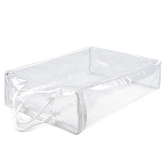 Pokrowiec / pojemnik pvc z zamkiem błyskawicznym - Transparent (20 Sztuki) Pokrowiec / pojemnik pvc z zamkiem błyskawicznym - Transparent (20 Sztuki)