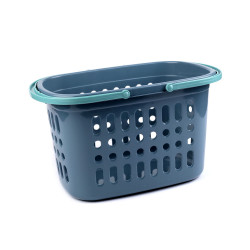 Plastic basket 27x38 cm - Paraffin blue (1 Piece)