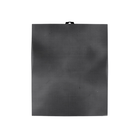 Kanwa plastikowa 26x33,5 cm - Czarny (1 Sztuka)