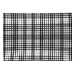 Kanwa plastikowa / technika tapiko 42x60 cm - Czarny (1 Sztuka)