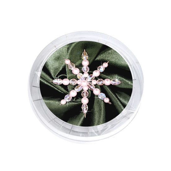 Kit for making christmas stars from glass beads 2 pcs - As pictured (1 Set) Kit for making christmas stars from glass beads 2 pcs - As pictured (1 Set)