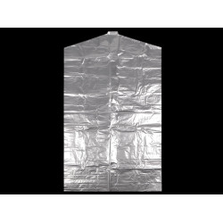 Plastic garment bags 70x120 cm - Transparent (20 Pieces)