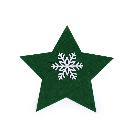 Christmas cutlery holder star - Red (12 Pieces) Christmas cutlery holder star - Red (12 Pieces)