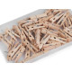 Wooden pegs with a nail 7x35 mm in a box - Natural light (5 Boxes) Wooden pegs with a nail 7x35 mm in a box - Natural light (5 Boxes)
