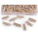 Wooden pegs with a nail 7x35 mm in a box - Natural light (5 Boxes) Wooden pegs with a nail 7x35 mm in a box - Natural light (5 Boxes)