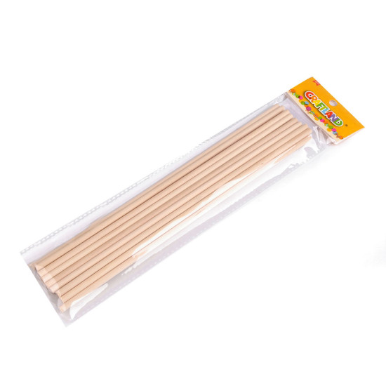 Drewniane kijki / drążki do makramy długość 25 cm - Naturalny jasny (60 Sztuki) Drewniane kijki / drążki do makramy długość 25 cm - Naturalny jasny (60 Sztuki)