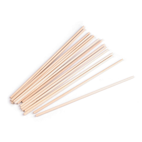 Drewniane kijki / drążki do makramy długość 25 cm - Naturalny jasny (60 Sztuki) Drewniane kijki / drążki do makramy długość 25 cm - Naturalny jasny (60 Sztuki)