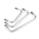 Metal rectangle lock frame for diy purse making - Nickel (5 Pieces) Metal rectangle lock frame for diy purse making - Nickel (5 Pieces)