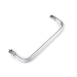 Metal rectangle lock frame for diy purse making - Nickel (1 Piece)