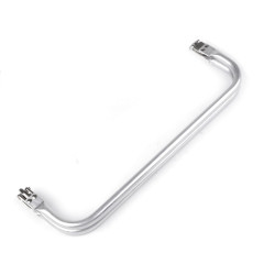 Metal rectangle lock frame for diy purse making - Nickel (1 Piece)